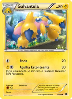 Galvantula – Carta Pokémon TCG