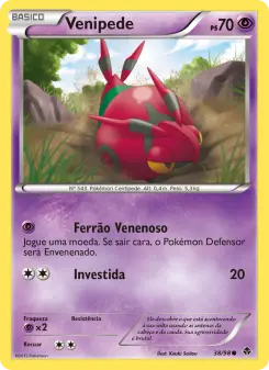 Venipede – Carta Pokémon TCG