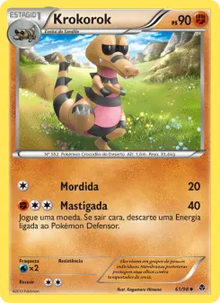 Krokorok – Carta Pokémon TCG