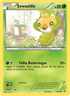 Sewaddle – Carta Pokémon TCG