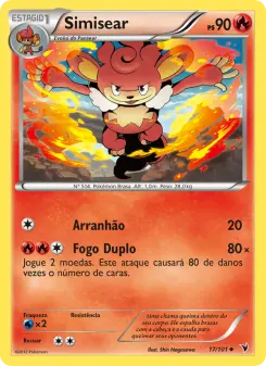 Simisear – Carta Pokémon TCG