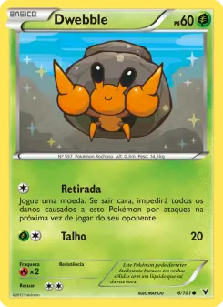 Dwebble – Carta Pokémon TCG
