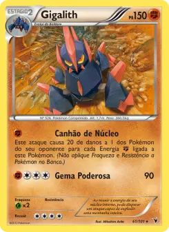Gigalith – Carta Pokémon TCG