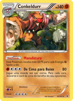 Conkeldurr – Carta Pokémon TCG