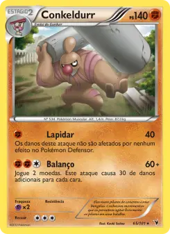 Conkeldurr – Carta Pokémon TCG