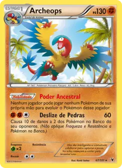 Archeops – Carta Pokémon TCG