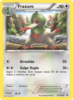 Fraxure – Carta Pokémon TCG