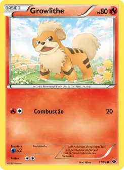 Growlithe – Carta Pokémon TCG