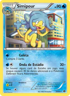 Simipour – Carta Pokémon TCG