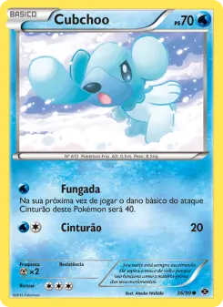 Cubchoo – Carta Pokémon TCG