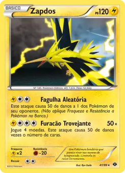 Zapdos – Carta Pokémon TCG