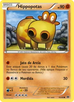 Hippopotas – Carta Pokémon TCG