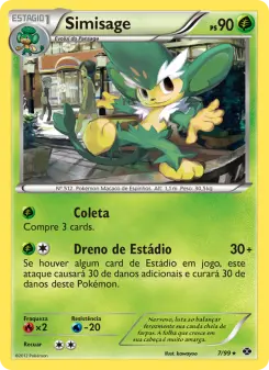 Simisage – Carta Pokémon TCG