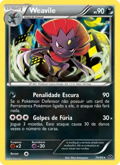 Weavile – Carta Pokémon TCG