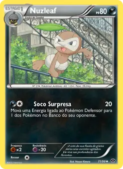 Nuzleaf – Carta Pokémon TCG
