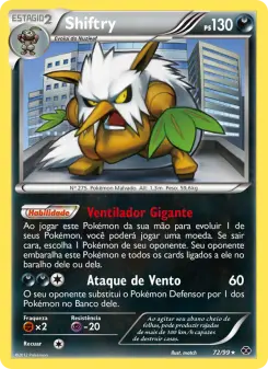Shiftry – Carta Pokémon TCG