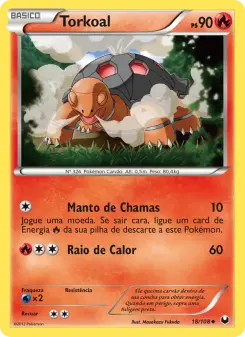 Torkoal – Carta Pokémon TCG