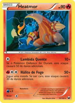Heatmor – Carta Pokémon TCG