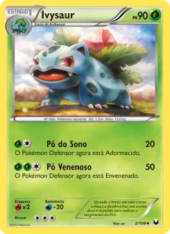 Ivysaur – Carta Pokémon TCG