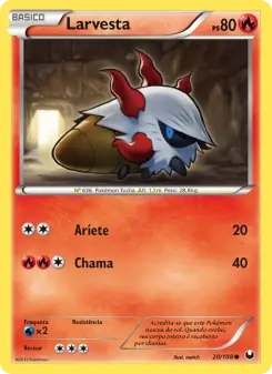 Larvesta – Carta Pokémon TCG