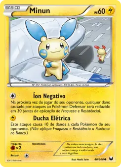 Minun – Carta Pokémon TCG