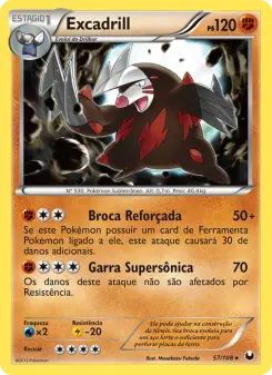 Excadrill – Carta Pokémon TCG