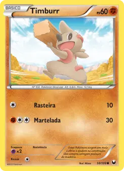 Timburr – Carta Pokémon TCG