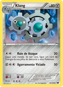 Klang – Carta Pokémon TCG