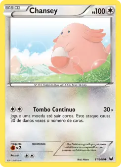 Chansey – Carta Pokémon TCG
