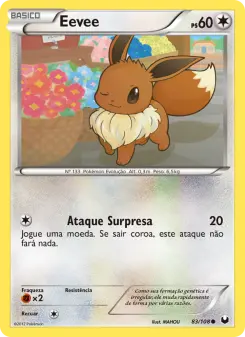 Eevee – Carta Pokémon TCG
