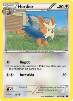 Herdier – Carta Pokémon TCG