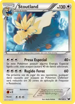 Stoutland – Carta Pokémon TCG