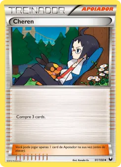 Cheren – Carta Pokémon TCG