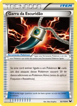 Garra da Escuridão – Carta Pokémon TCG