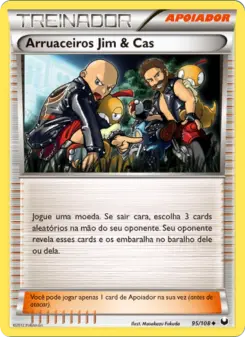 Arruaceiros Jim & Cas – Carta Pokémon TCG