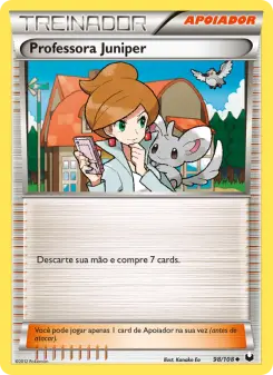 Professora Juniper – Carta Pokémon TCG