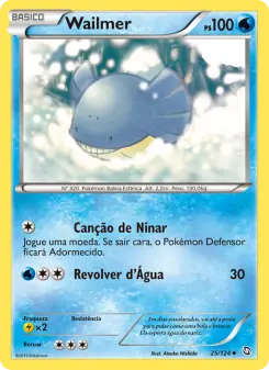 Wailmer – Carta Pokémon TCG