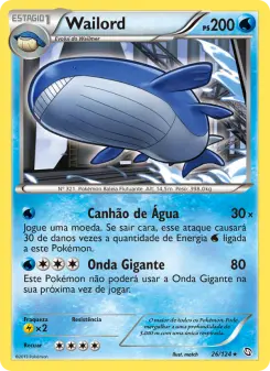 Wailord – Carta Pokémon TCG