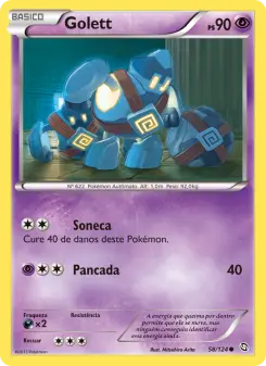 Golett – Carta Pokémon TCG