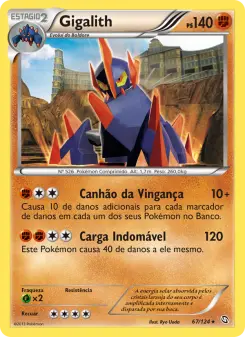 Gigalith – Carta Pokémon TCG