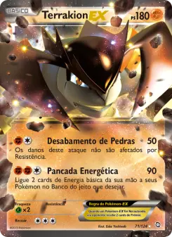 Terrakion-EX – Carta Pokémon TCG