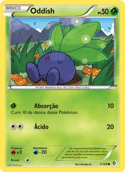 Oddish – Carta Pokémon TCG