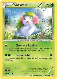Shaymin – Carta Pokémon TCG