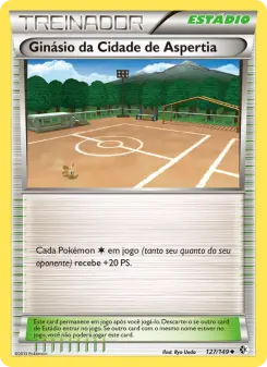 Ginásio da Cidade de Aspertia – Carta Pokémon TCG