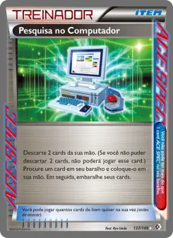 Pesquisa no Computador – Carta Pokémon TCG