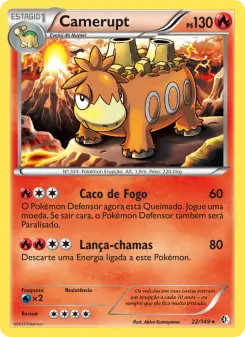 Camerupt – Carta Pokémon TCG
