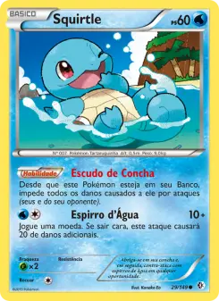 Squirtle – Carta Pokémon TCG
