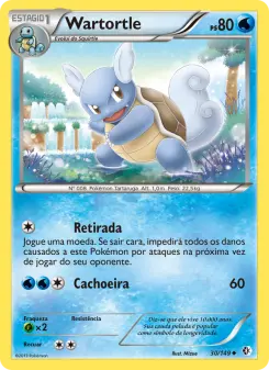 Wartortle – Carta Pokémon TCG