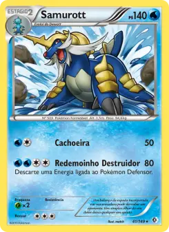 Samurott – Carta Pokémon TCG