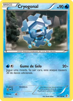 Cryogonal – Carta Pokémon TCG